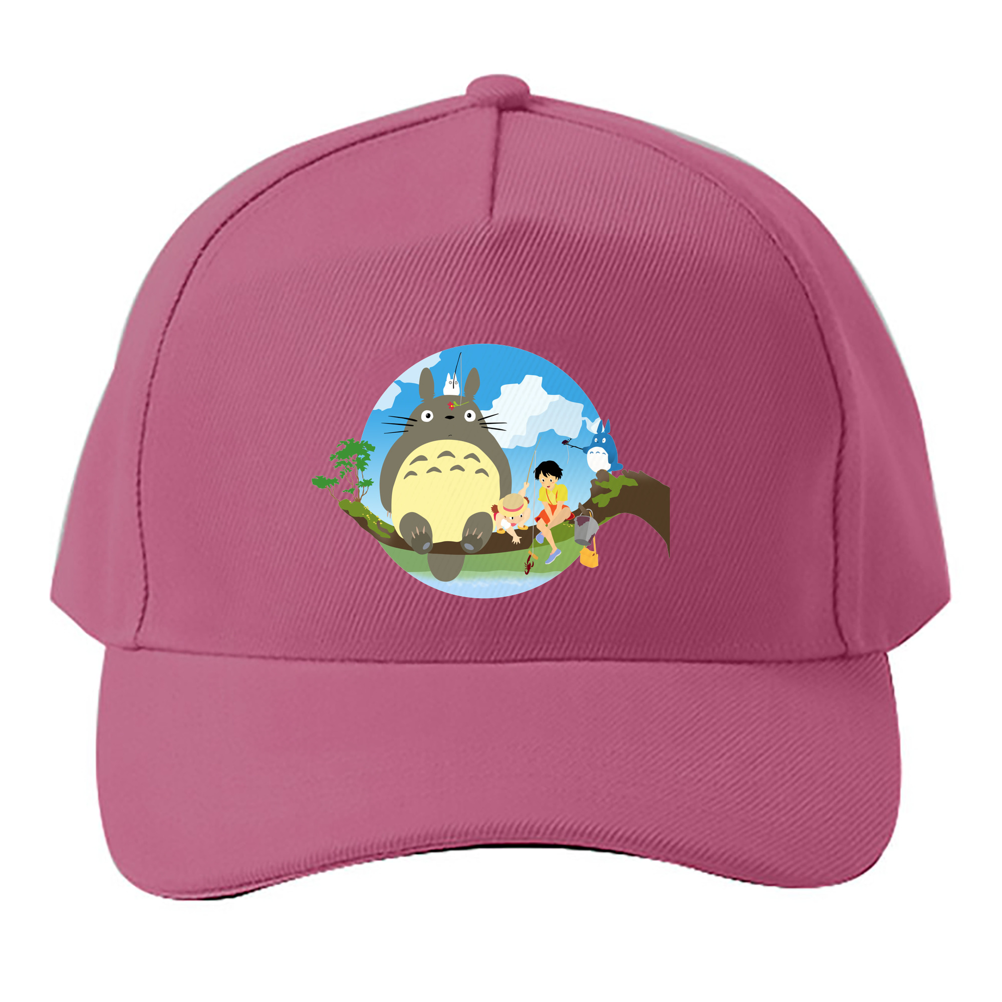 （画像用） となりのトトロ 草壁メイ 草壁サツキ My Neighbor Totoro Satsuki Kusakabe Mei Kusakabe ベースボールキャップ 綿100％ 男女兼用 帽子 スポーツ